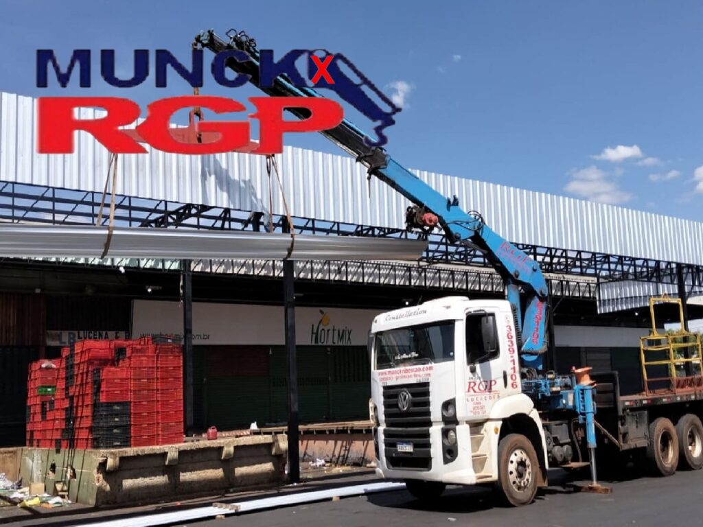 MunckX para indústrias que precisam realizar içamento, remoção e transporte de equipamentos pesados com máxima precisão