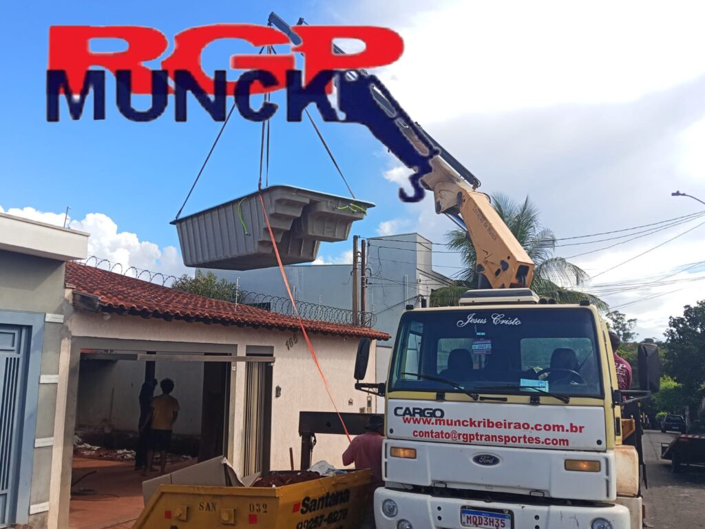 Serviço de munck Ribeirão Preto
